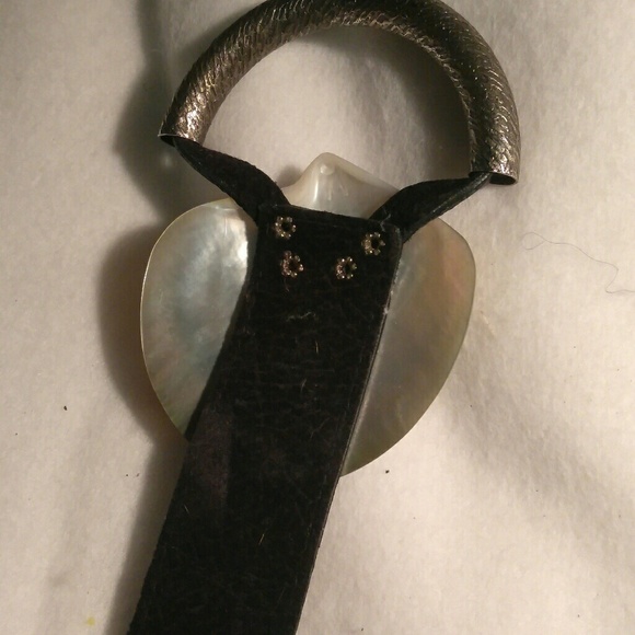 Vintage Seashell metallic belt - Picture 5 of 5